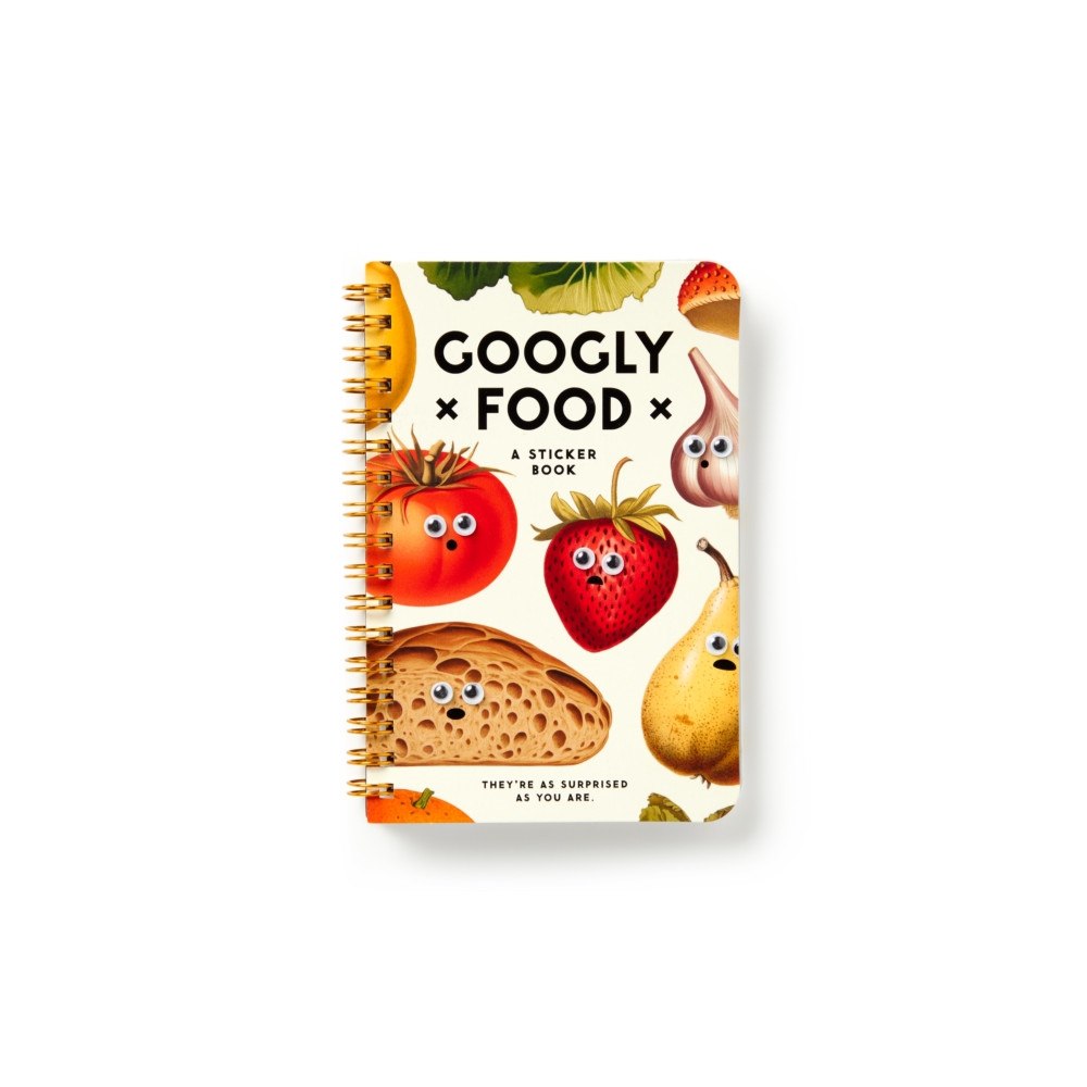 Galison Googly Food Sticker Book (häftad, eng)