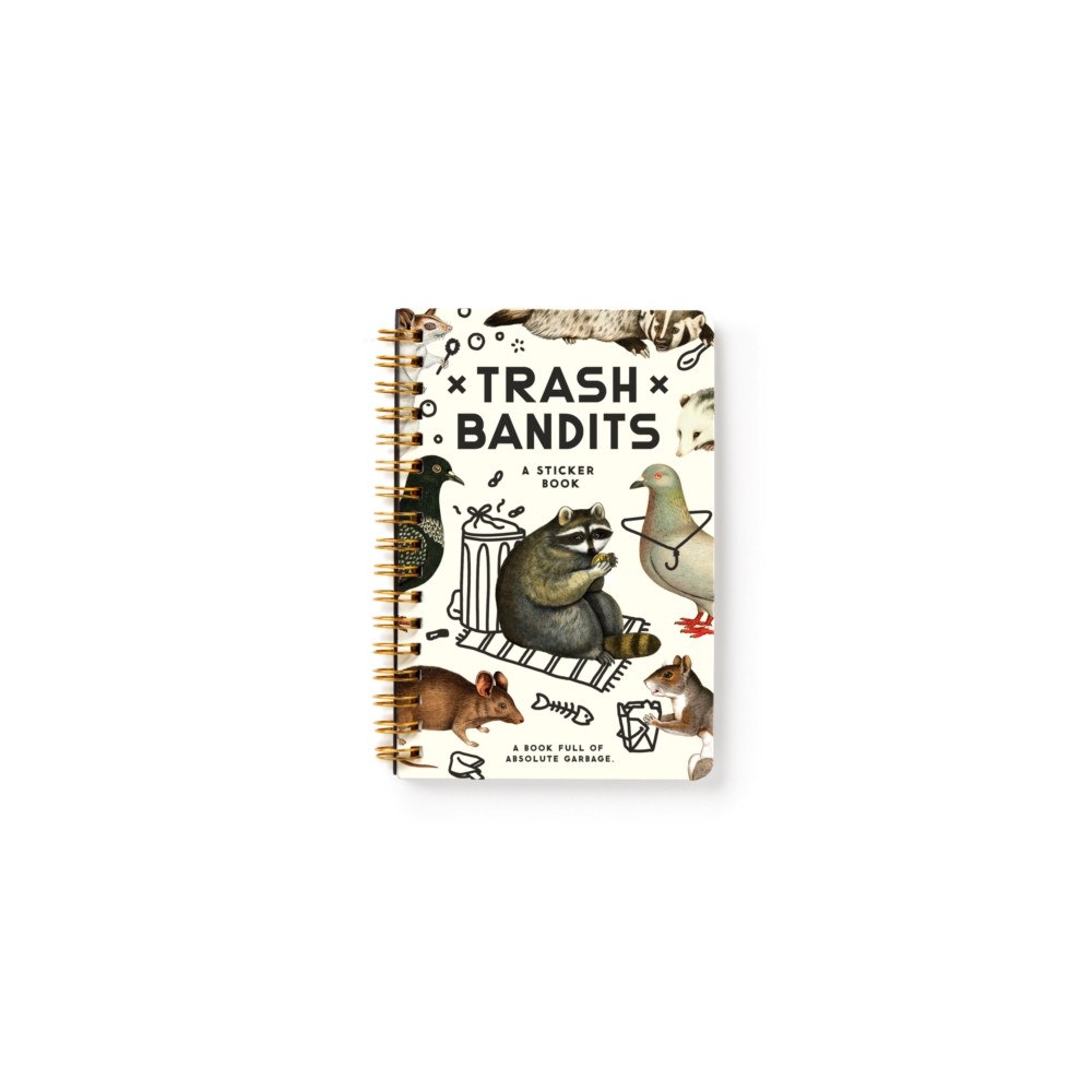 Galison Trash Bandits Sticker Book (häftad, eng)