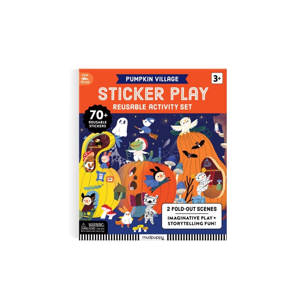 Galison Pumpkin Village Sticker Play Reusable Activity Set (häftad, eng)
