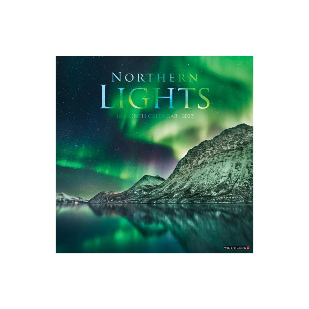 Willow Creek Press Northern Lights 2027 Wall (häftad, eng)