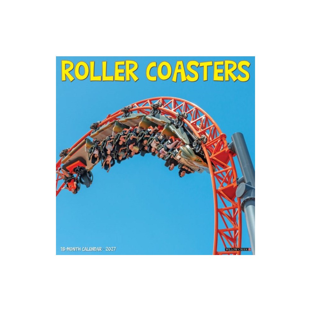 Willow Creek Press Roller Coasters 2027 Wall (häftad, eng)