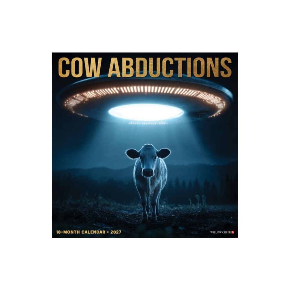 Willow Creek Press Cow Abductions 2027 Wall (häftad, eng)