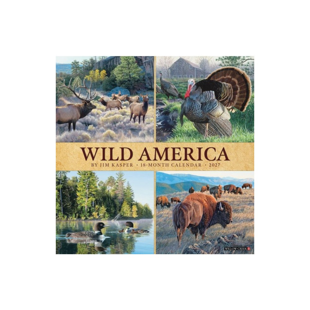 Willow Creek Press Wild America 2027 Wall (häftad, eng)