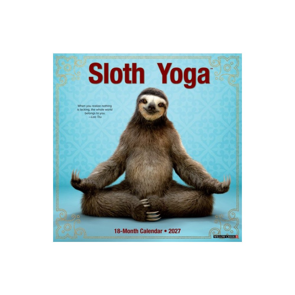Willow Creek Press Sloth Yoga 2027 Wall (häftad, eng)