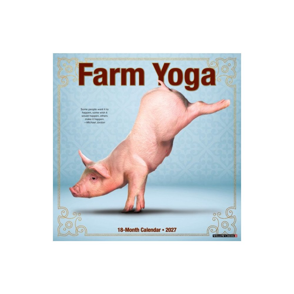 Willow Creek Press Farm Yoga 2027 Wall (häftad, eng)