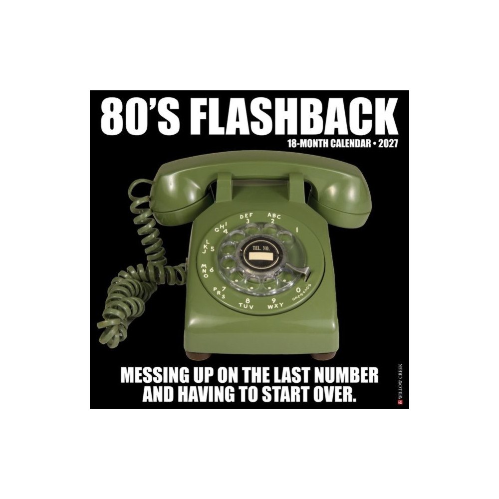 Willow Creek Press 80's Flashback 2027 Wall (häftad, eng)