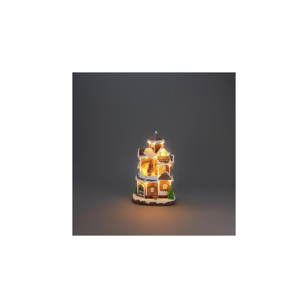KONSTSMIDE Dekoration Pepparkaksby 30cm
