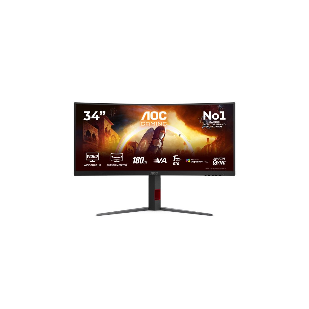AOC AOC Gaming CU34G4CA - G4 Series - LED-skärm - böjd - 34" - HDR