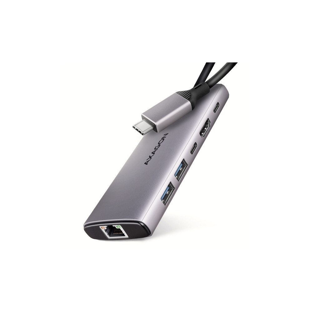 Axago Axagon AXAGON HMC-6G2L USB HUB, USB 10Gb/s hubb, 2x USB-A, 1...