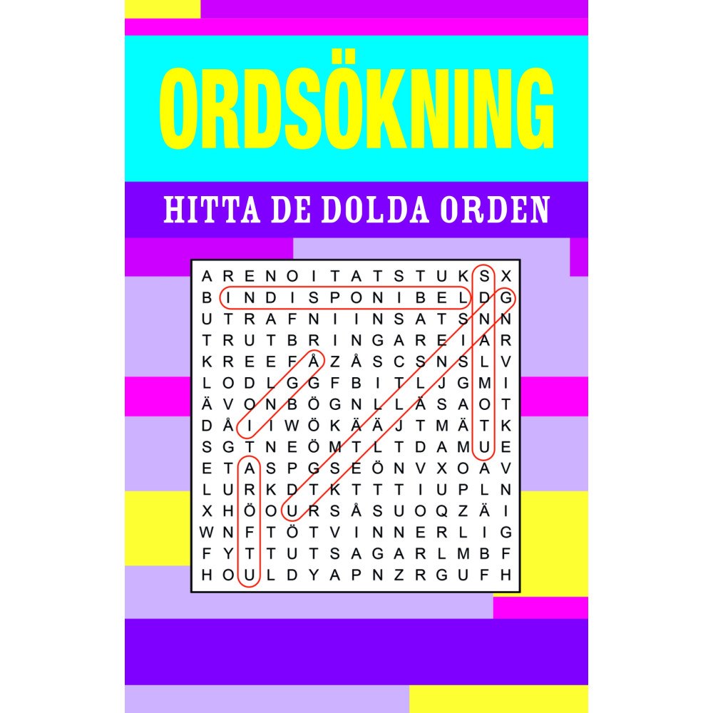Barthelson Förlag Ordsökning : hitta de dolda orden (bok, storpocket)