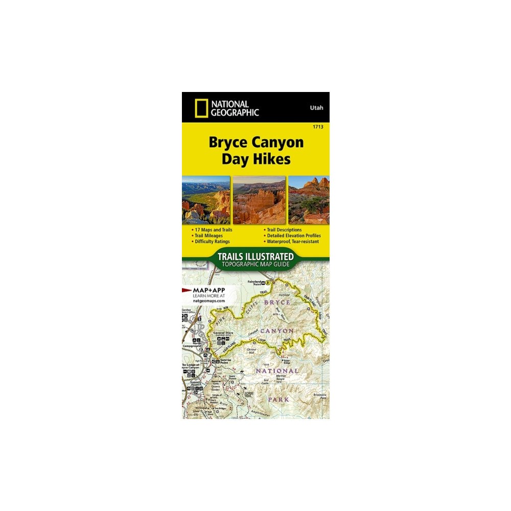 National Geographic Maps Bryce Canyon National Park Day Hikes