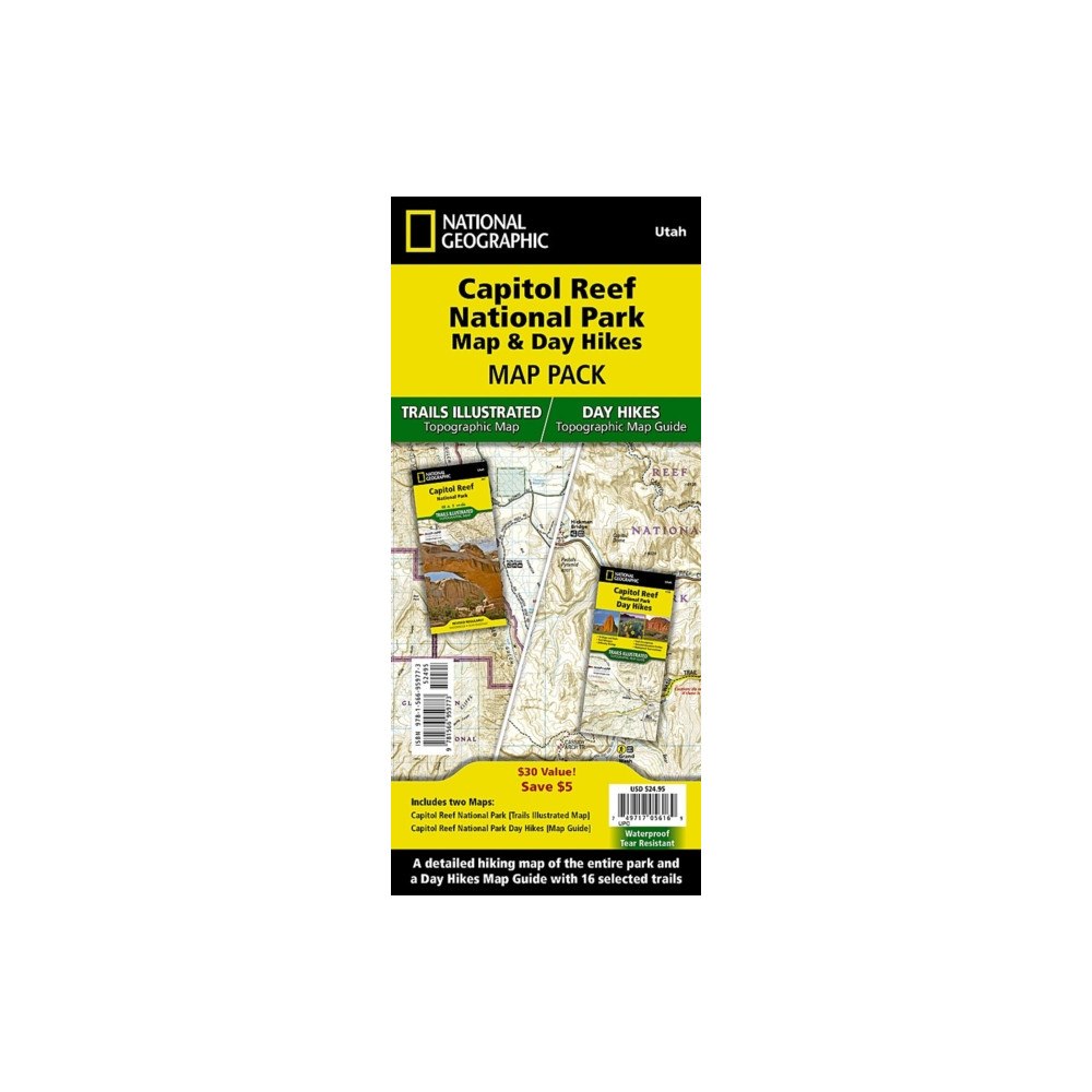 National Geographic Maps Capitol Reef Day Hikes & National Park Bundle