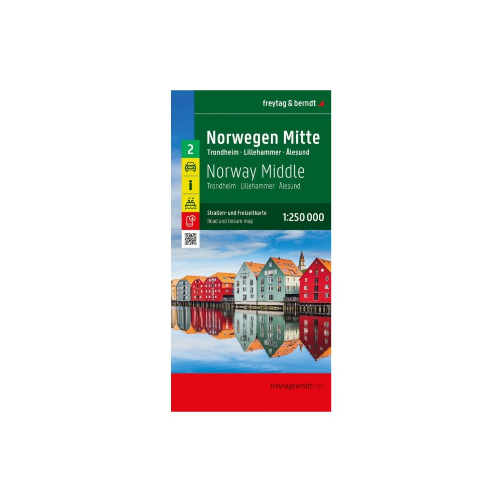 Freytag-Berndt Norway Middle Road and Leisure Map