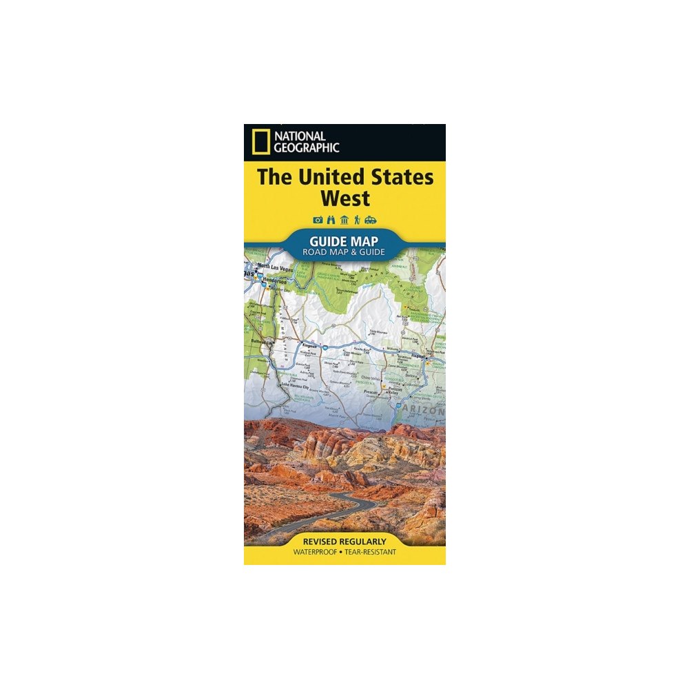 National Geographic Maps United States: West Adventure Map