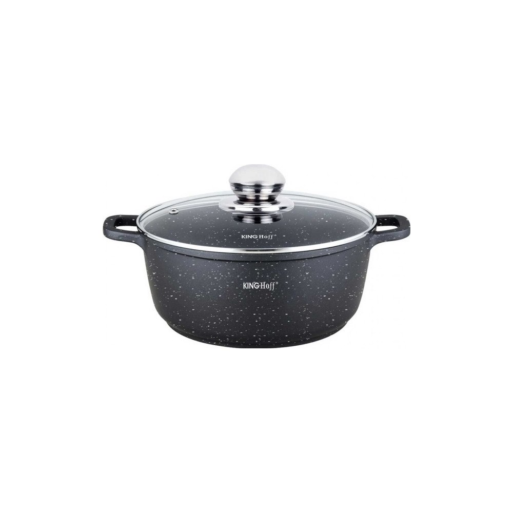 King Hoff King Hoff kastrull med marmorerad beläggning, 24 cm, 4,5 L,...