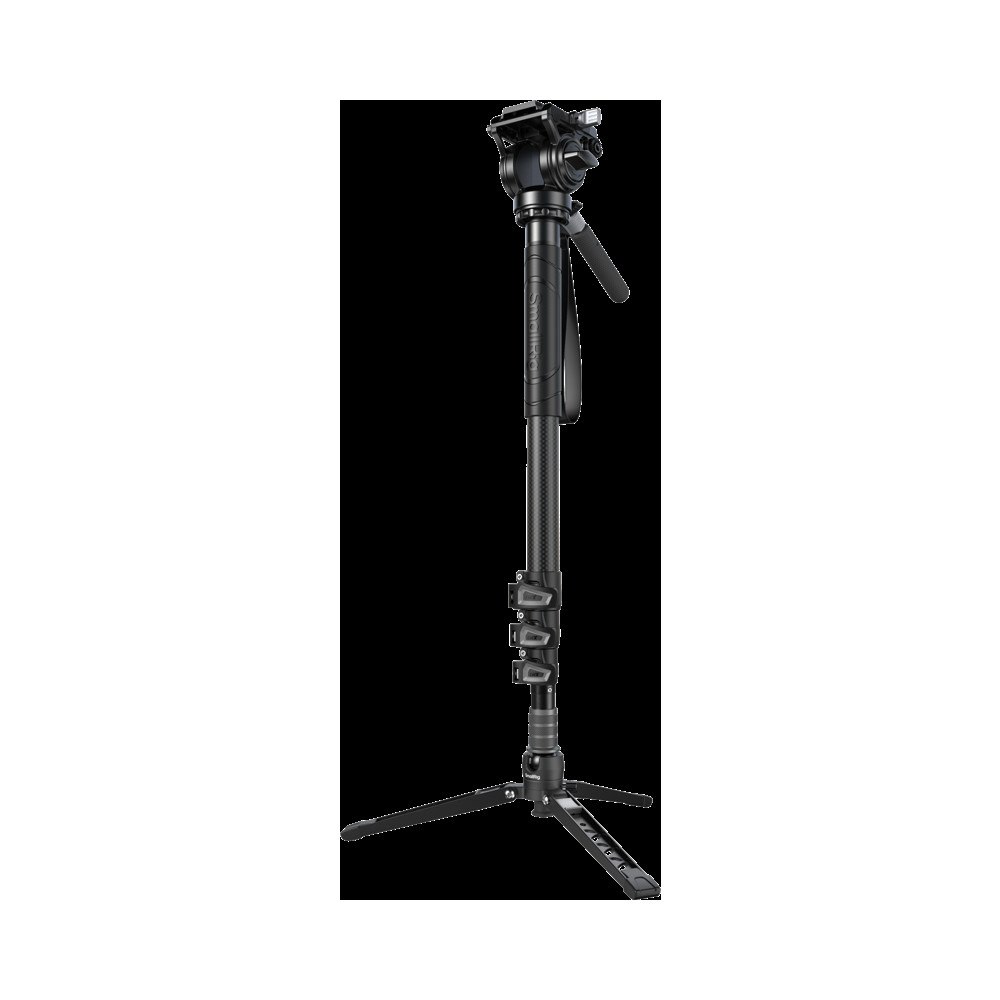SMALLRIG SmallRig 6623 Carbon Fiber Monopod (4 sections) with Videohead