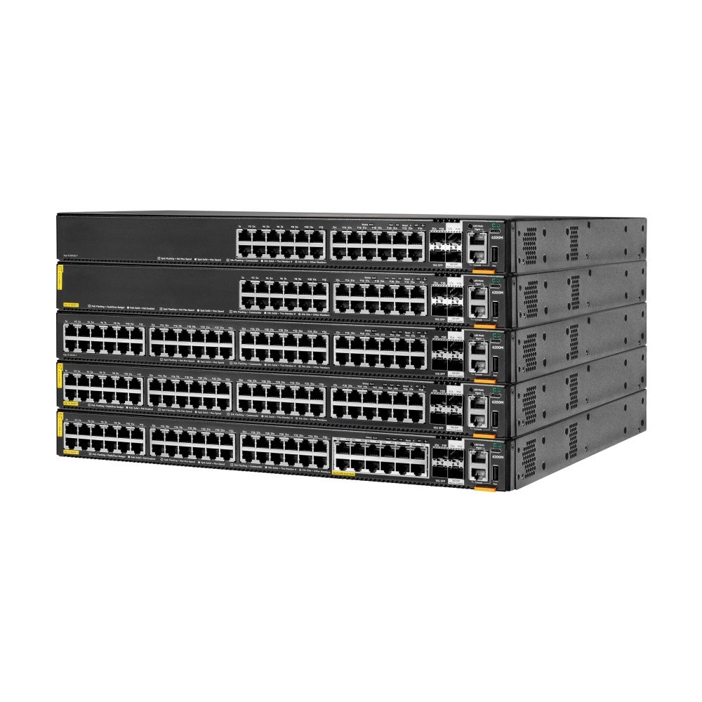 Hewlett Packard Enterprise HPE Aruba 6200M 48G Class4 PoE 4SFP+ Switch