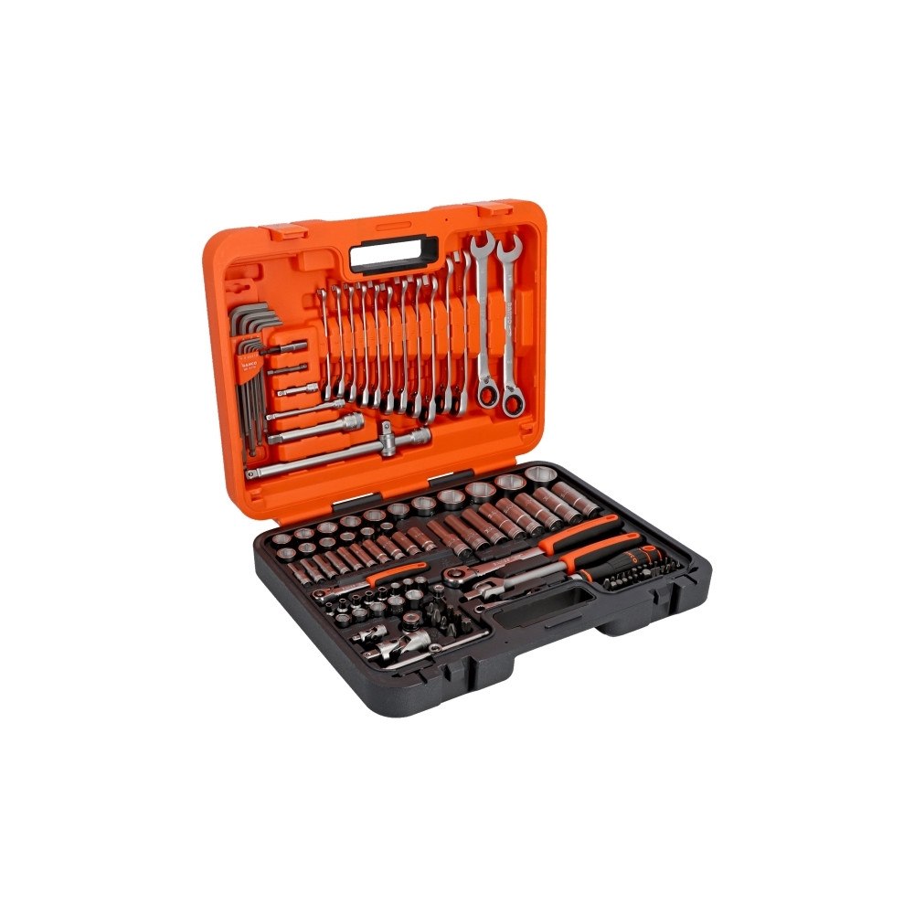 BAHCO BAHCO 121-delars sats med 1/4"" och 1/2"" bits i metriska st...