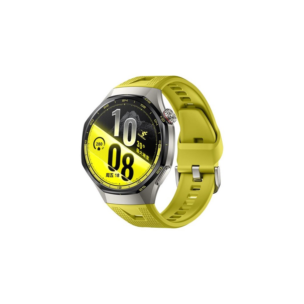 Huawei Huawei Watch GT 7 Pro - titanlegering - smart klocka med rem - gul - vild gul