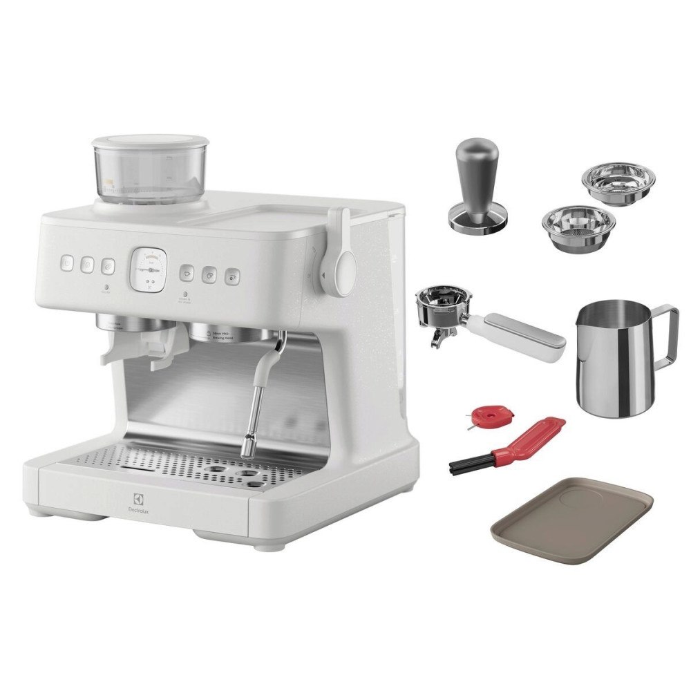 Electrolux Electrolux E8EC1-8SW, Espressomaskin, 3 l, Kaffebönor, Inbyg...