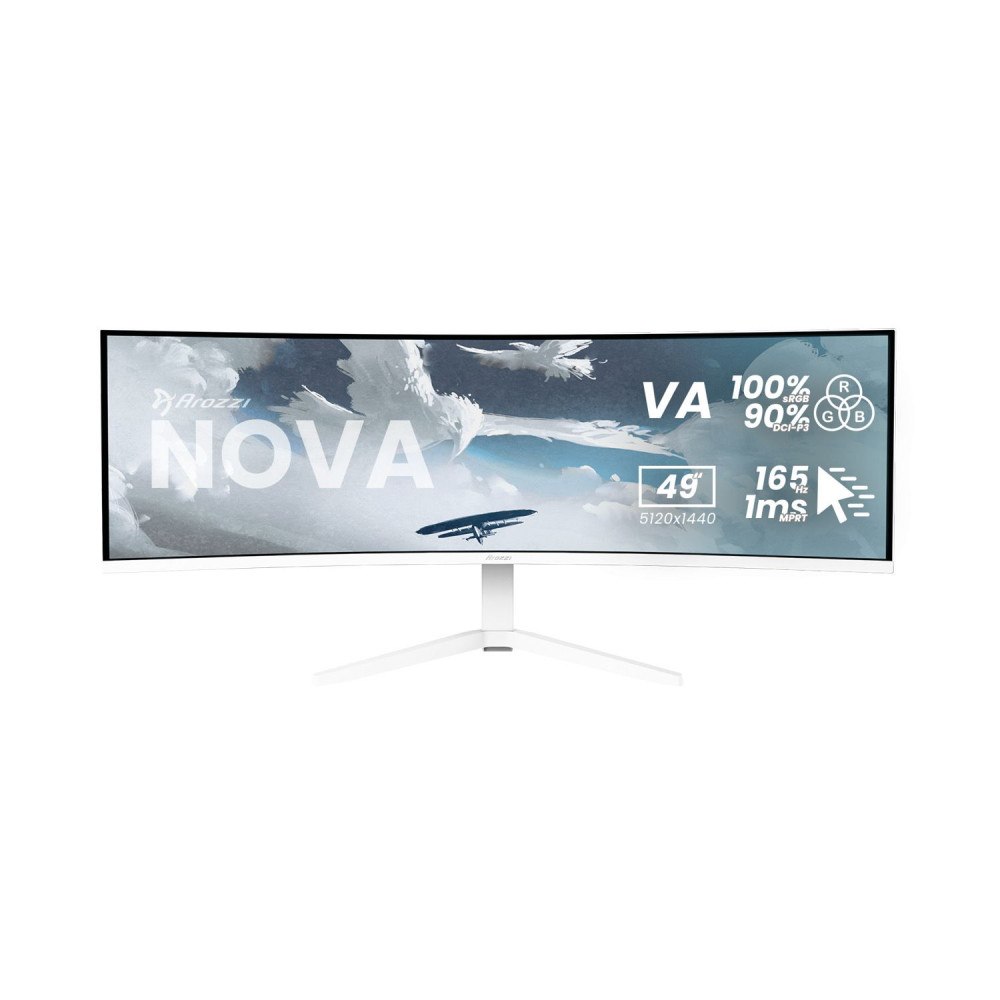 Arozzi Arozzi Nova 49” Curved, 124,5 cm (49"), 5120 x 1440 pixlar,...