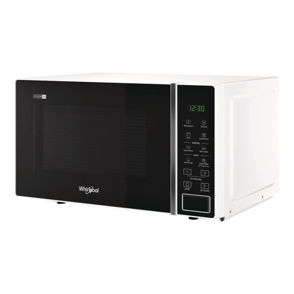 WHIRLPOOL Whirlpool COOK 20 MWP 203 W - mikrovågsugn med grill - fristående - vit