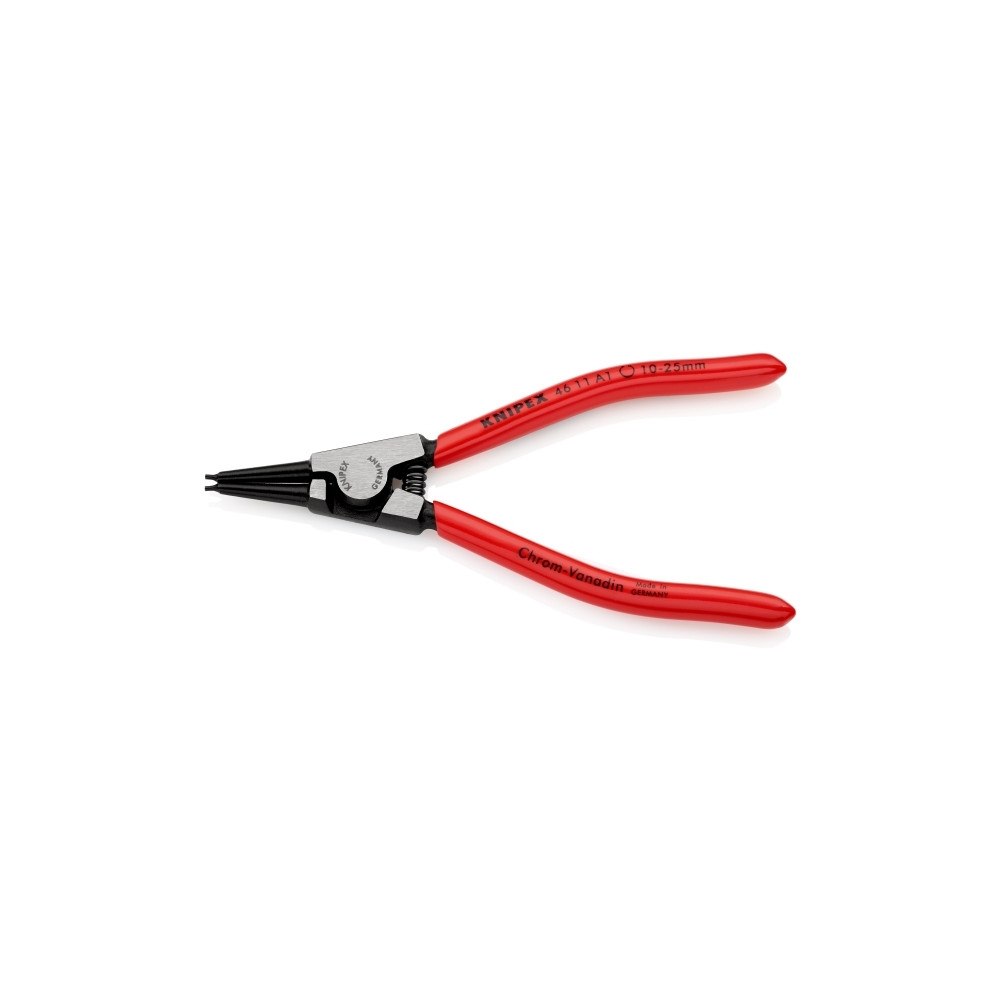 Knipex Knipex 46 11 A1, Låsringstång, Kromvanadinstål, Plast, Röd,...