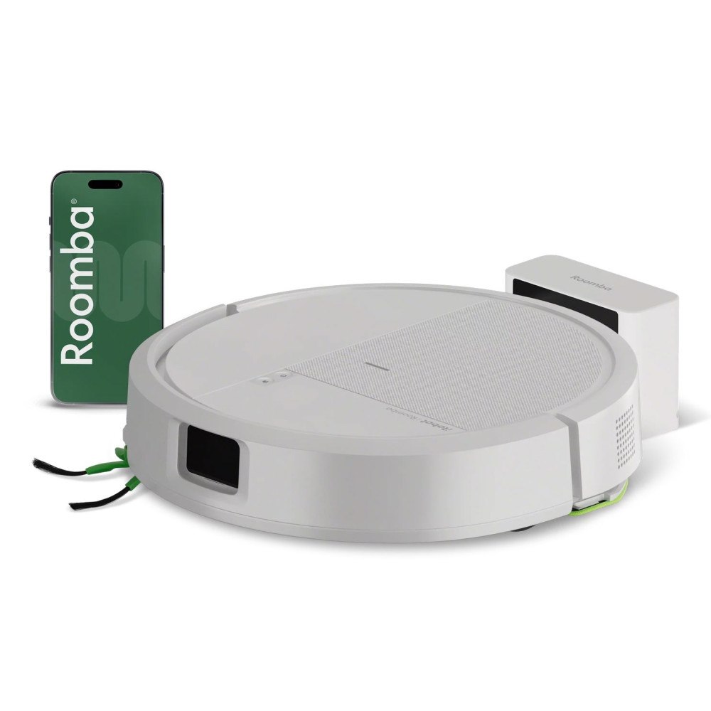 iRobot iRobot Roomba 115 Combo, Utan påse, Vit, Rund, Laddning, Gyr...