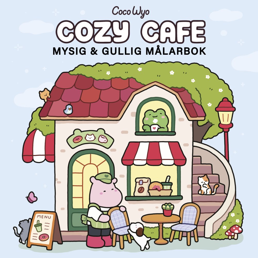 Coco Wyo Cozy Cafe : Mysig och gullig Cozy Coloring målarbok från Coco Wyo (häftad)