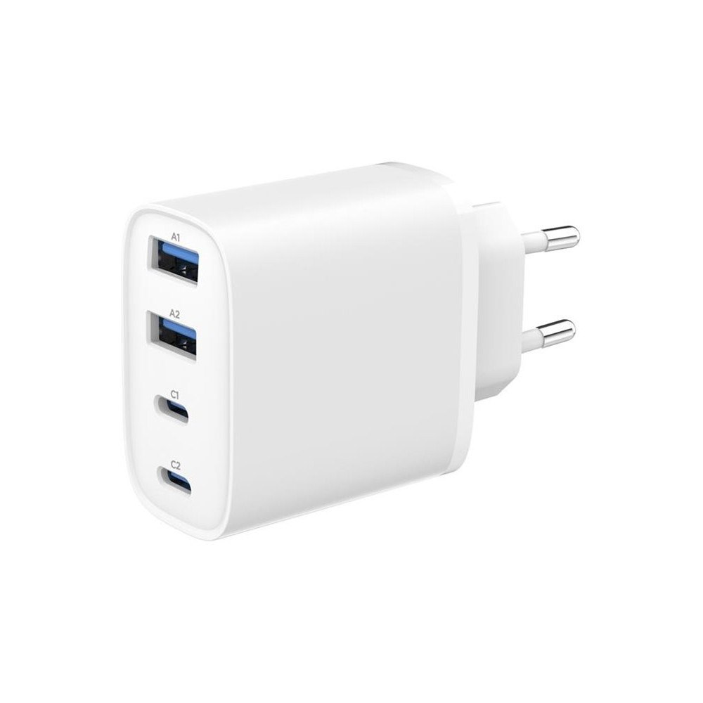 Gembird Gembird strömadapter - GaN - 2 x USB, 2 x USB-C - 40 watt