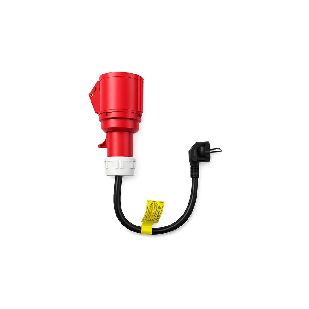 Qoltec Qoltec - strömkabel - IEC 60309 1P+N+E till power CEE 7/7 - 30 cm