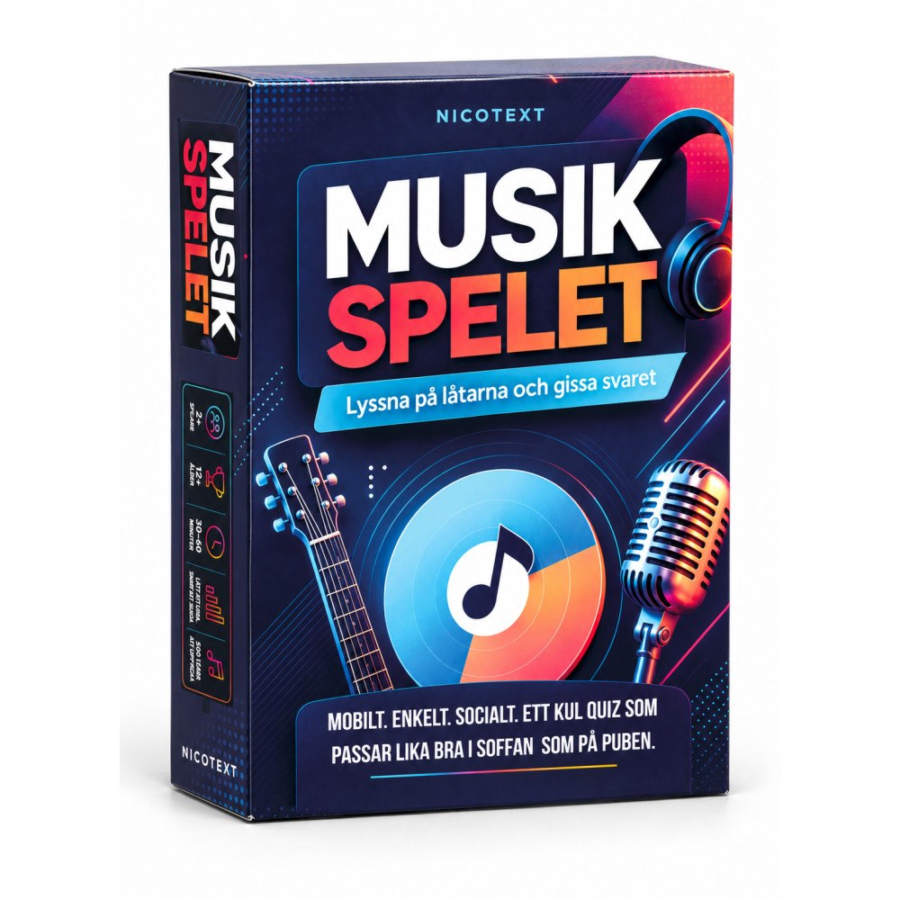 Nicotext Musikspelet (bok)