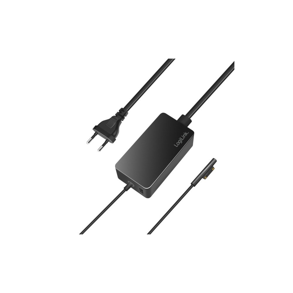 LogiLink LogiLink PA0309 laddare 65 W med USB-port för Surface Pro/La...
