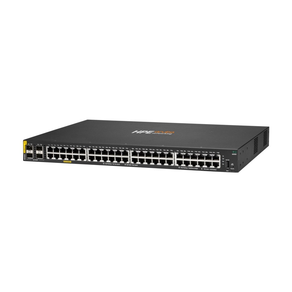 HP HPE Aruba Networking CX 6000 R8N85B nätverksswitch 48p PoE+...