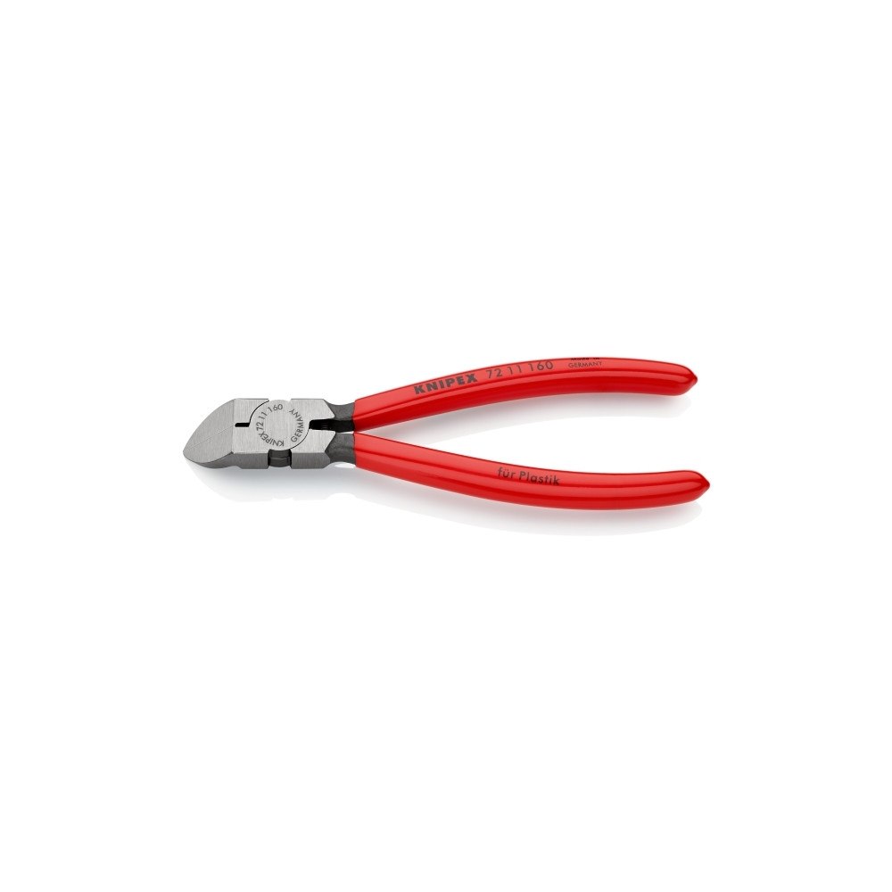Knipex Knipex 72 11 160, Avbitartång, Kromvanadinstål, Plast, Röd,...