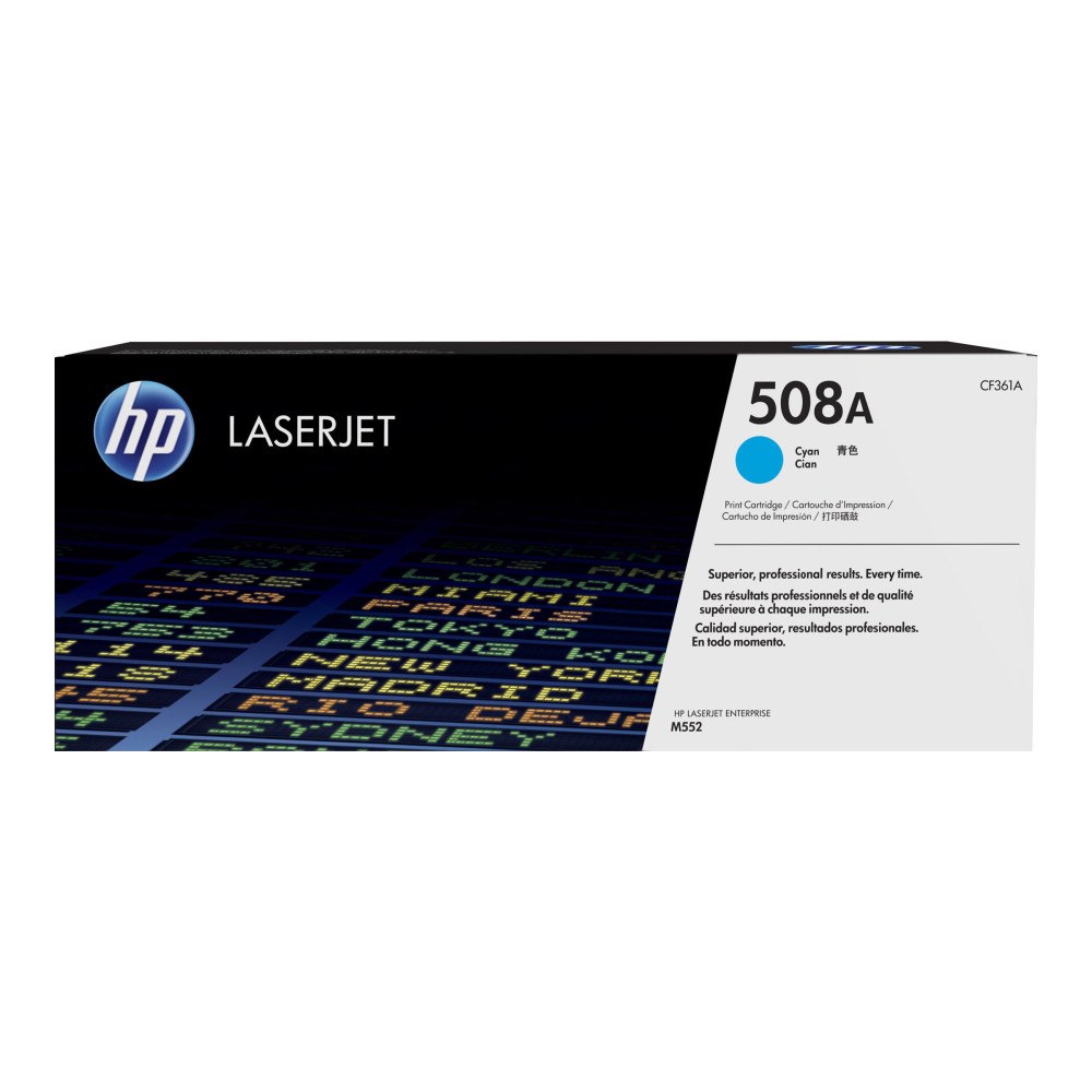 HP HP 508A - cyan - original - LaserJet - tonerkassett (CF361A)