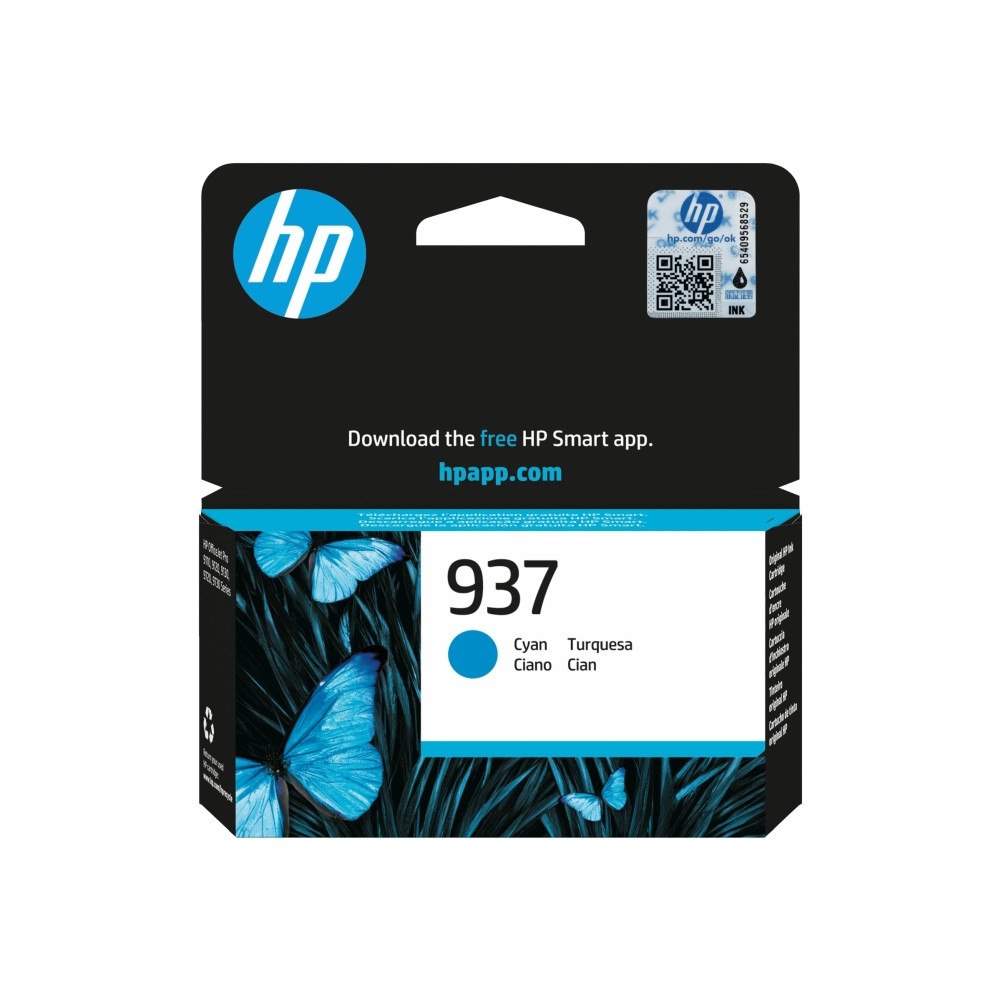 HP HP 937 - cyan - original - bläckpatron