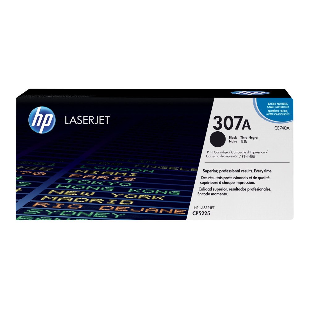 HP HP 307A - svart - original - LaserJet - tonerkassett (CE740A)