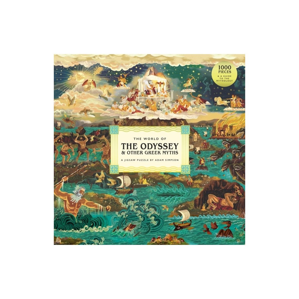 Adam Simpson Pussel The World of the Odyssey & Other Greek Myths 1000 bitar