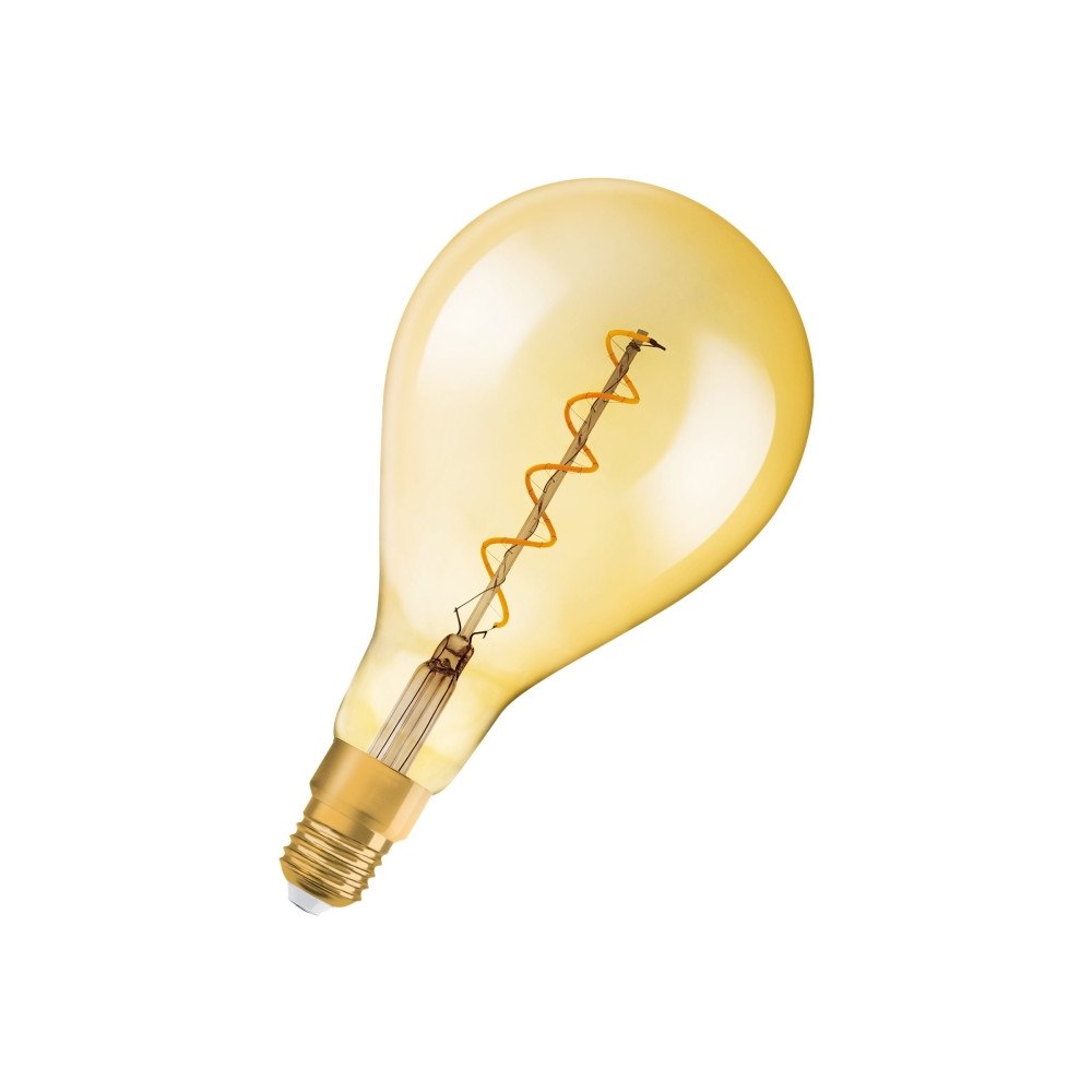 LEDVANCE OSRAM Vintage 1906 - LED-glödlampa med filament - form: stor vindruva - klar finish - E27 - 4 W - varmvitt komfortljus -...