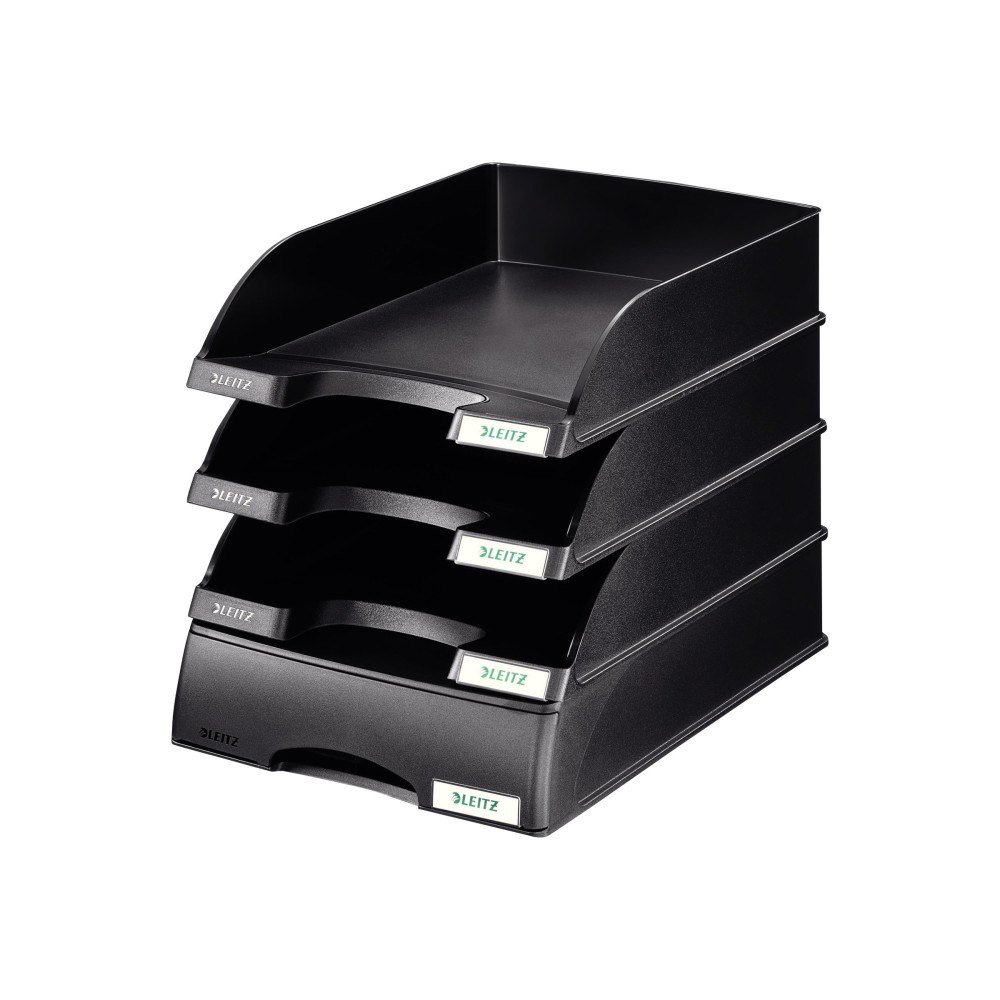 LEITZ Leitz Plus Standard - brevfack - för A4 - svart