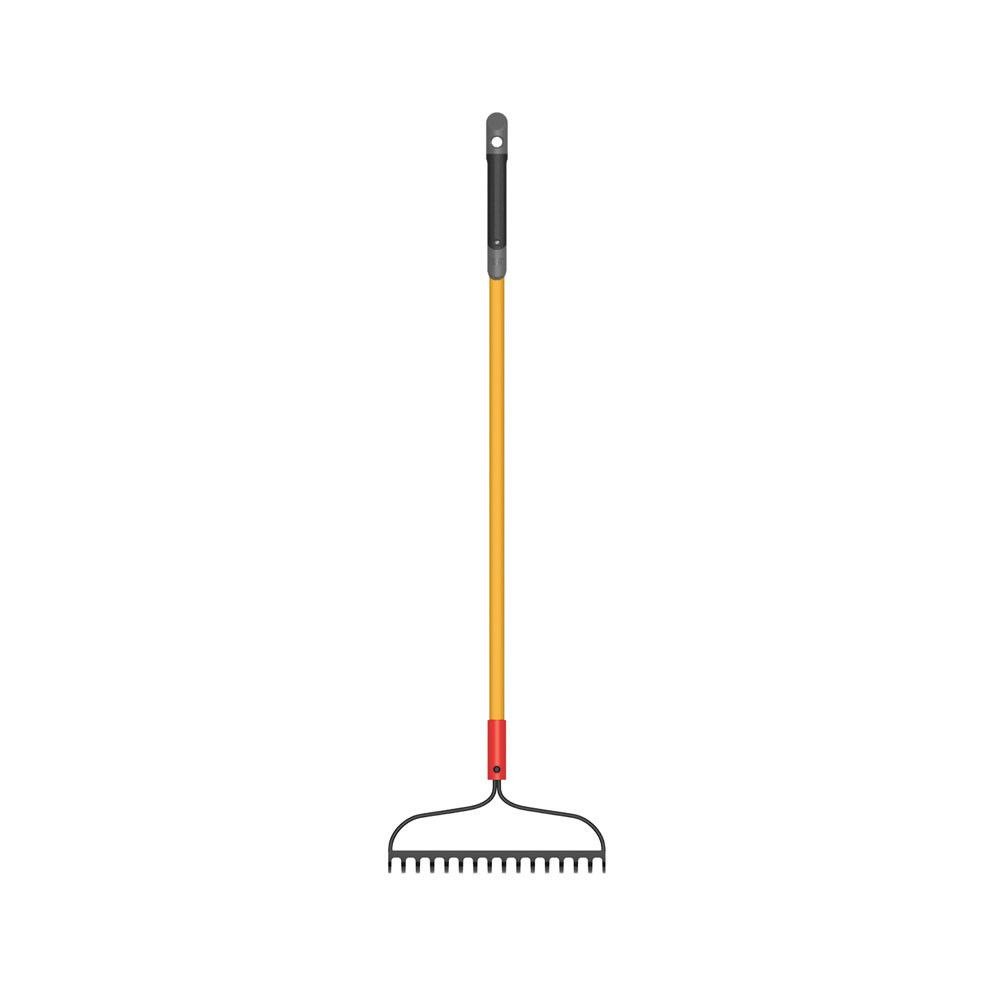 Cat CAT J17-250, Trädgårdsräfsa, Svart, Gul, Metall, Gul, 137 cm...