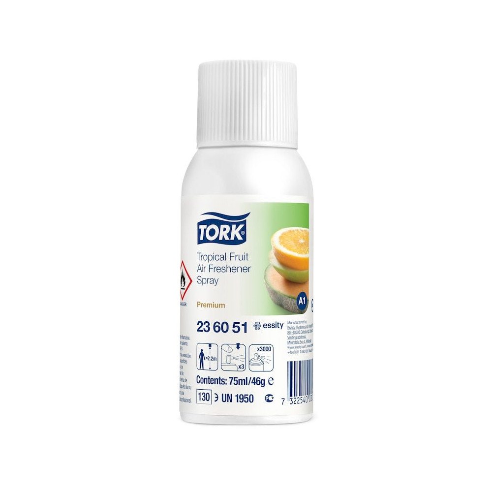 TORK Tork Premium airfreshener aerosol fruit, Spray, 75 ml, inomh...
