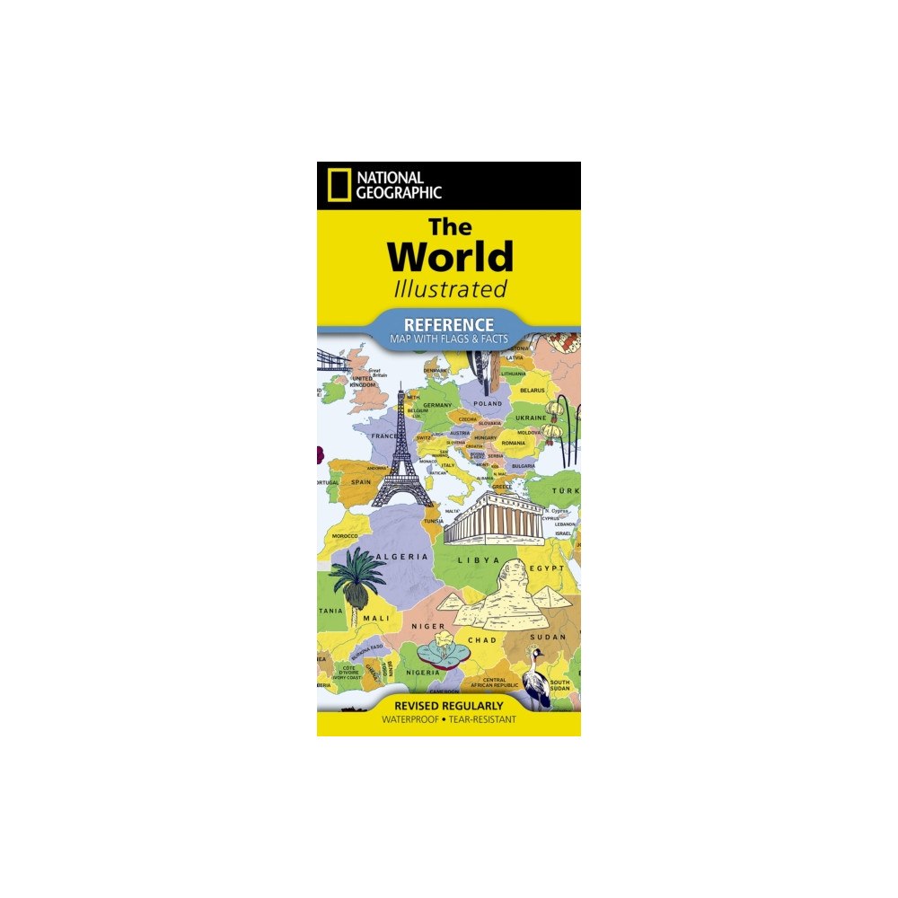 National Geographic Maps National Geographic World Illustrated Map [folded]