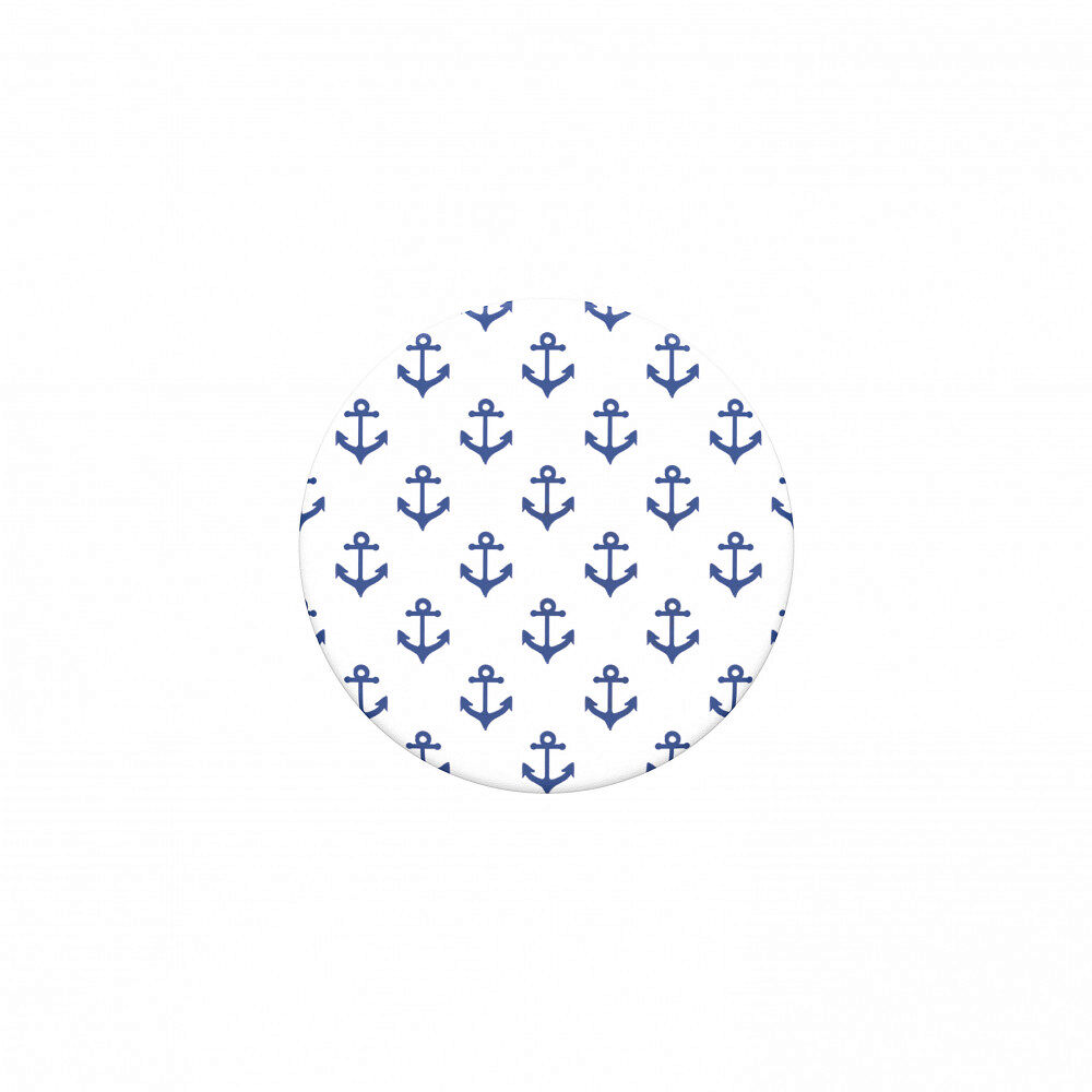 POPSOCKETS Anchors Away White Avtagbart Grip med Ställfunktion