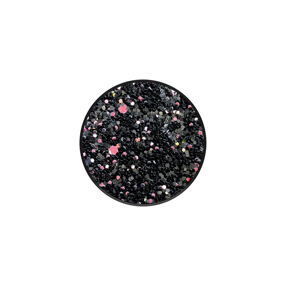 POPSOCKETS Sparkle Black Avtagbart Grip med Ställfunktion Premium