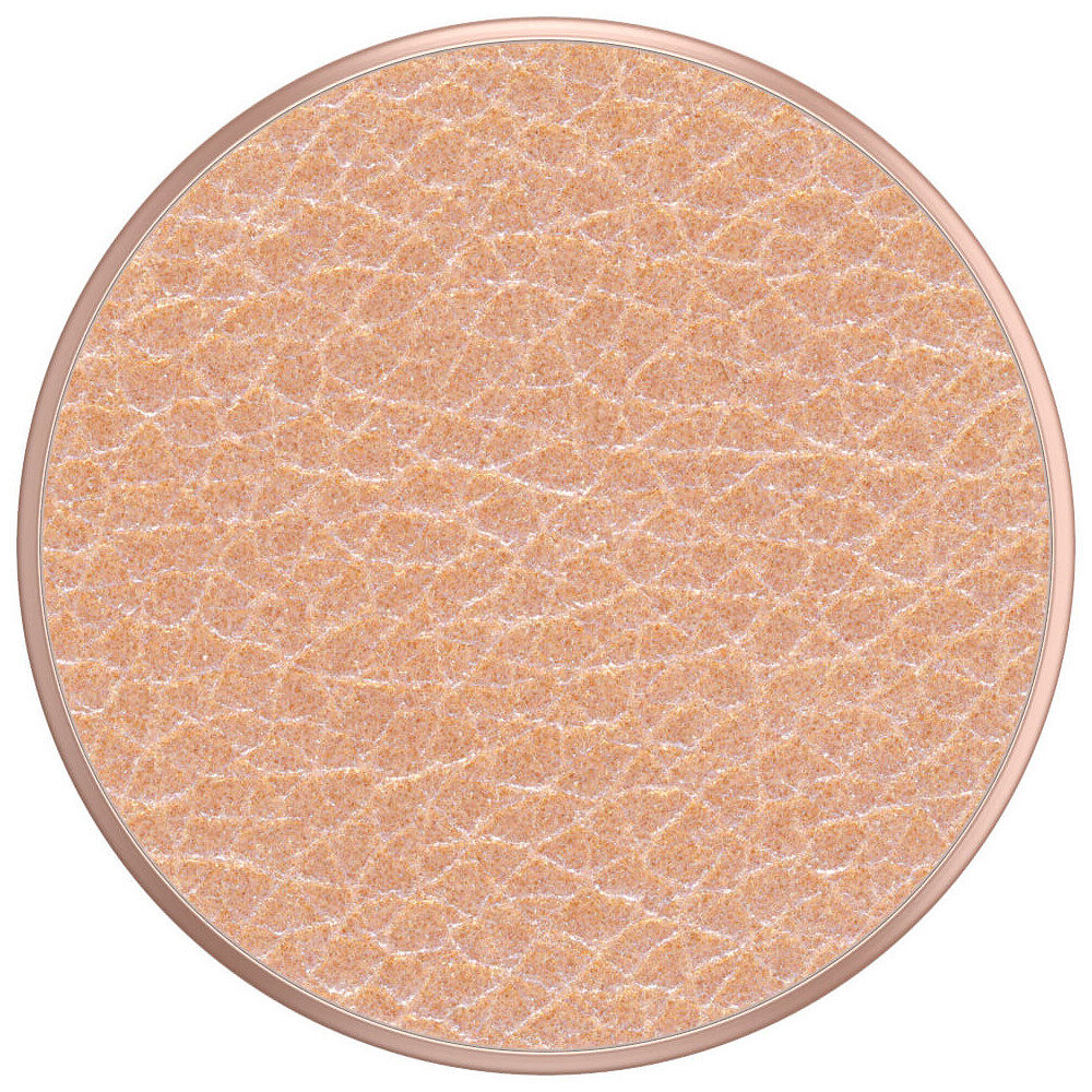 POPSOCKETS Pebbled Vegan Leather Rose Gold Avtagbart Grip med Ställfunktion Premium