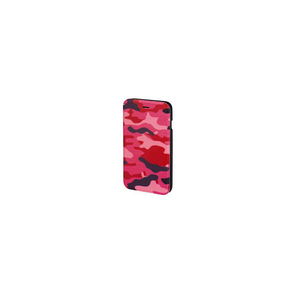 Hama Plånboksväska DesignLine iPhone6/6S Camo Rosa