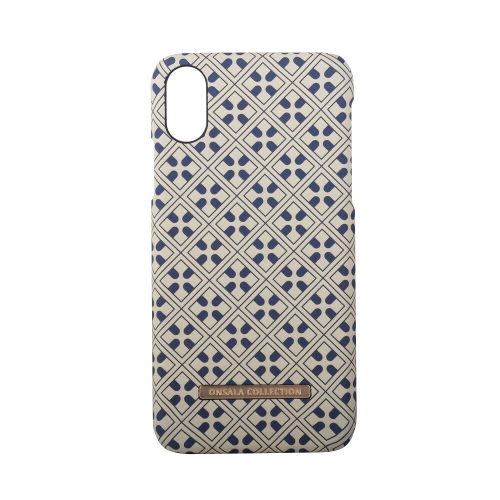 ONSALA COLLECTION Mobilskal Soft Blue Marocco iPhone X/Xs