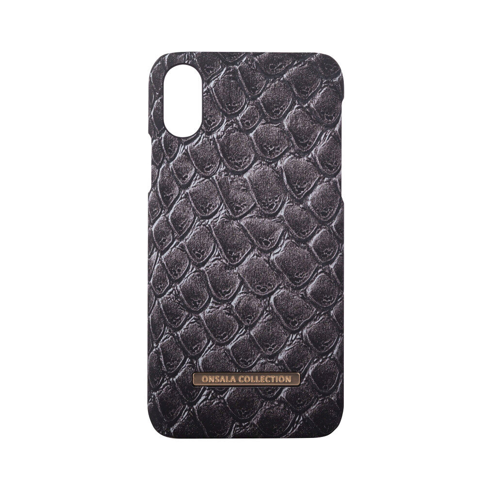 ONSALA COLLECTION Mobilskal Soft Black Cobra iPhone X/Xs